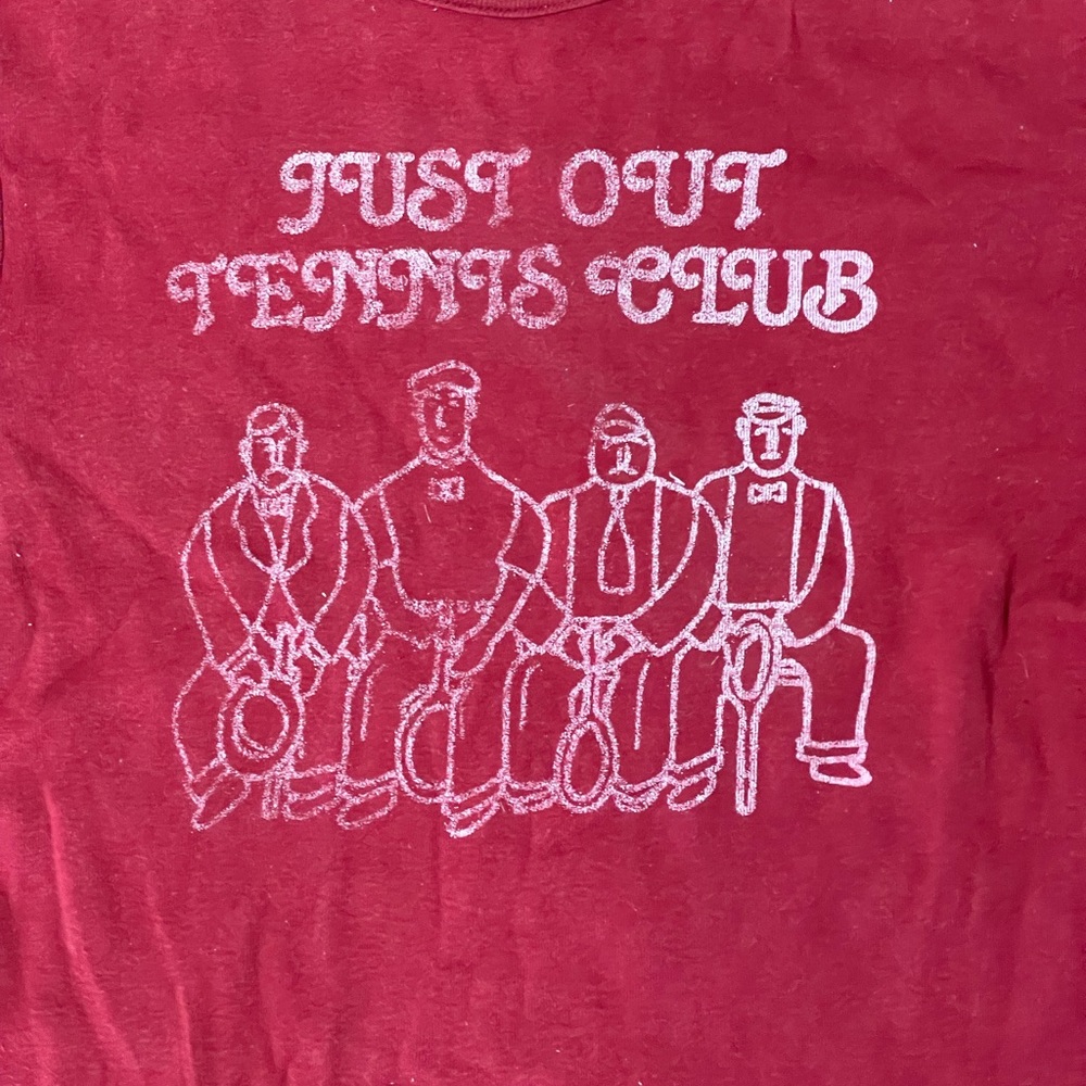 Just Out Tennis Club - LGBTQ+ Gay Lesbian T-Shirt Vintage